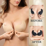 Pack Of 2 Women’s Invisible Silicone Bra – Nubra, Secure & Comfortable